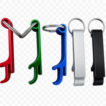 Custom Laser Engraved Aluminium Beer Opener Keyring